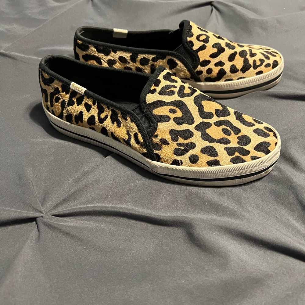 KEDS Kate Spade ♠️ Leopard Print Slip-On Sneakers